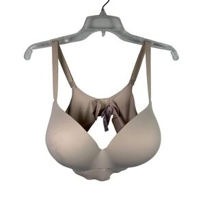 Victorias Secret Incredible Essential Wireless Padded Bra Beige 38DDD 11191073